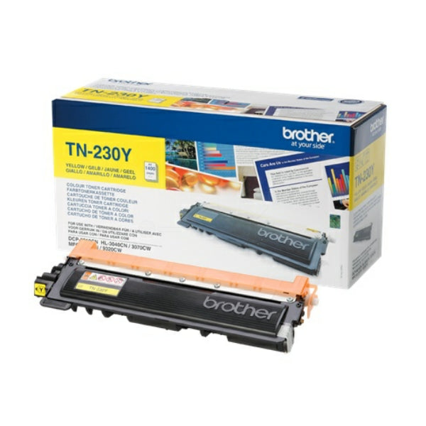 Original Brother TN-230Y Toner-Kit gelb, 1.400 Seiten