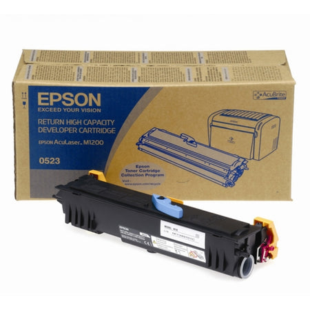 Original Epson C13S050523 / 0523 Toner-Kit schwarz return program, 3.200 Seiten