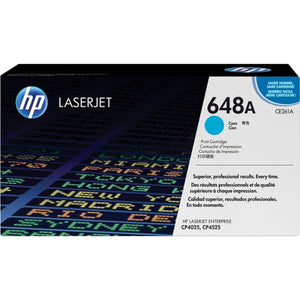Original HP 648A / CE261A Toner cyan · 11.000 Seiten