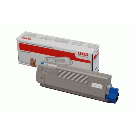 Original OKI 44315307 Toner-Kit cyan, 6.000 Seiten
