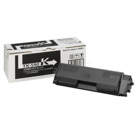 Original Kyocera 1T02KV0NL0 / TK-590 K Toner-Kit schwarz, 7.000 Seiten