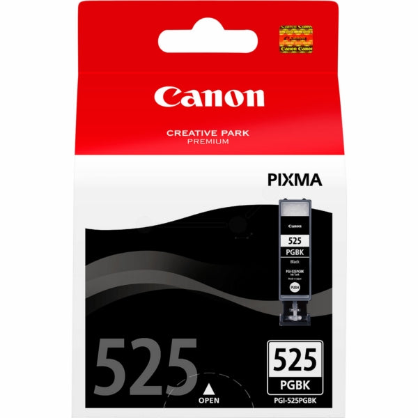 Original Canon 4529B001 / PGI-525 PGBK Tintenpatrone schwarz pigmentiert, 311 Seiten, Inhalt 19 ml