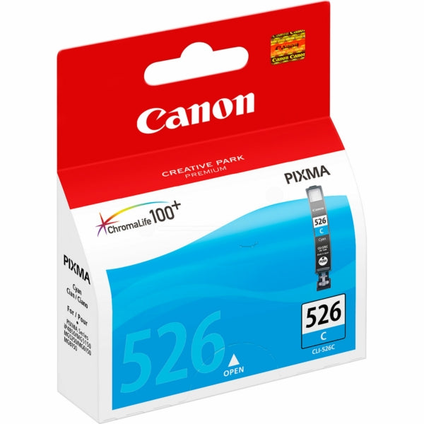 Original Canon 4541B001 / CLI-526 C Tintenpatrone cyan, 462 Seiten, Inhalt 9 ml