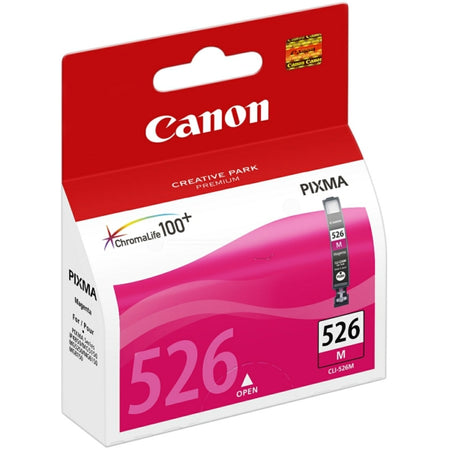Original Canon 4542B001 / CLI-526 M Tintenpatrone magenta, 520 Seiten, Inhalt 9 ml