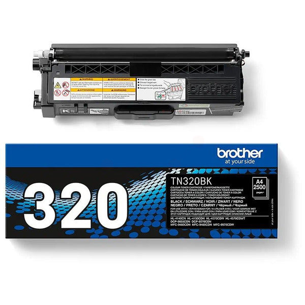 Original Brother TN-320BK Toner schwarz, 2.500 Seiten