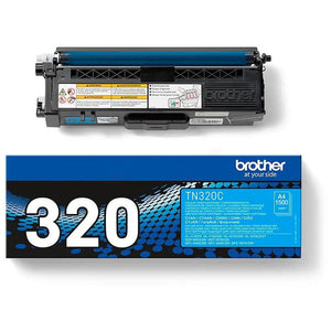 Original Brother TN-320C Toner cyan · 1.500 Seiten