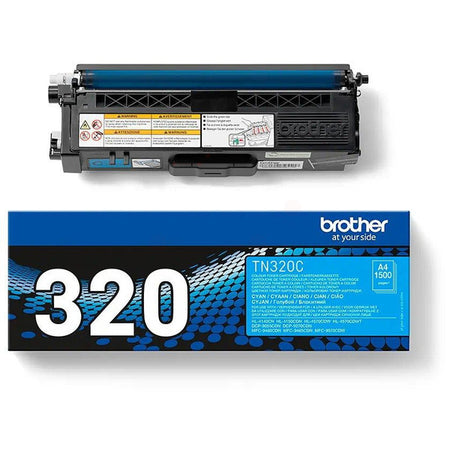 Original Brother TN-320C Toner cyan, 1.500 Seiten