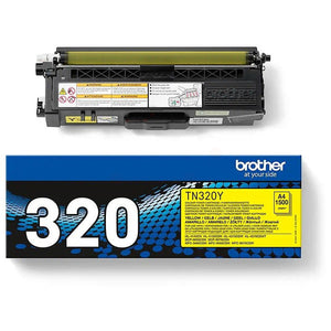 Original Brother TN-320Y Toner gelb · 1.500 Seiten