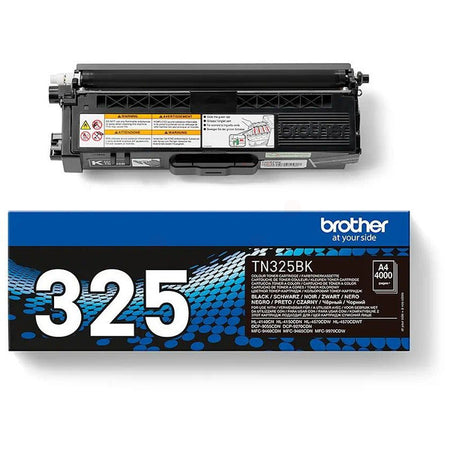 Original Brother TN-325BK Toner schwarz High-Capacity, 4.000 Seiten