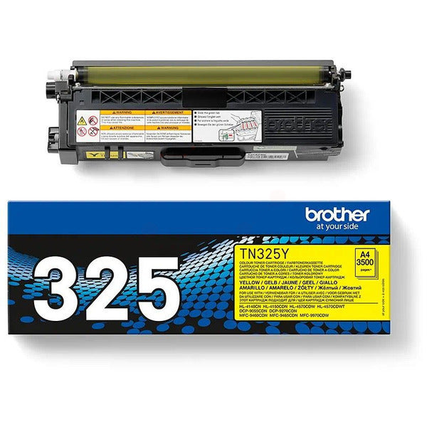 Original Brother TN-325Y Toner gelb High-Capacity, 3.500 Seiten