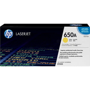 Original HP 650A / CE272A Toner gelb · 15.000 Seiten