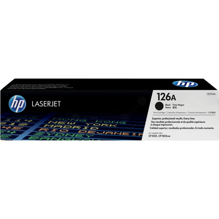 Original HP CE310A / 126A Toner schwarz, 1.200 Seiten