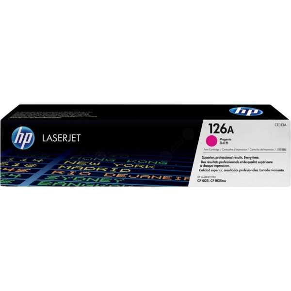 Original HP CE313A / 126A Toner magenta, 1.000 Seiten