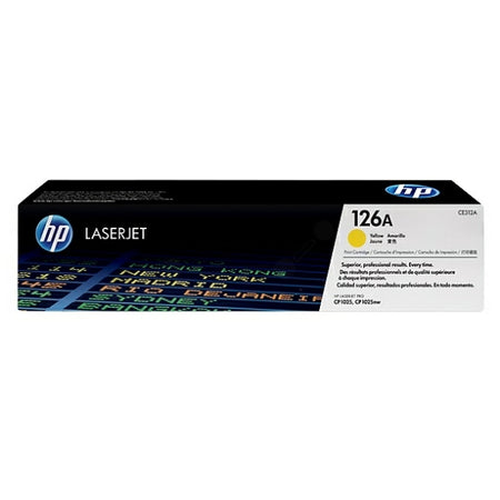 Original HP CE312A / 126A Toner gelb, 1.000 Seiten