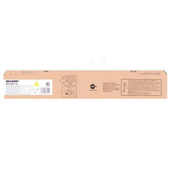 Original Sharp MX-23GTYA Toner gelb, 10.000 Seiten