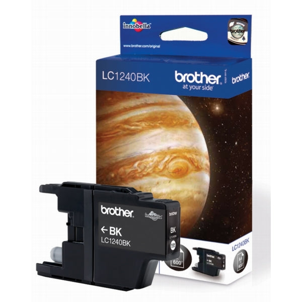 Original Brother LC-1240BK Tintenpatrone schwarz, 600 Seiten