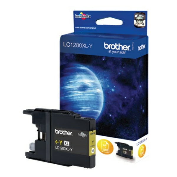 Original Brother LC-1280XLY Tintenpatrone gelb High-Capacity, 1.200 Seiten