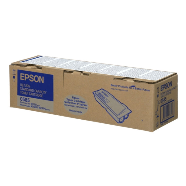 Original Epson C13S050585 / 0585 Tonerkartusche schwarz return program, 3.000 Seiten