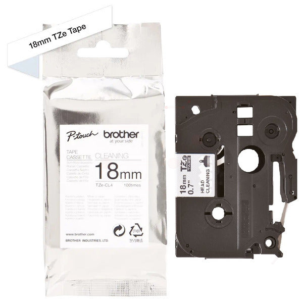 Original Brother TZE-CL4 DirectLabel Reinigungskassette 18mm