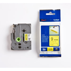 Original Brother TZE-S621 DirectLabel schwarz auf gelb extra stark Laminat 9mm x 8m