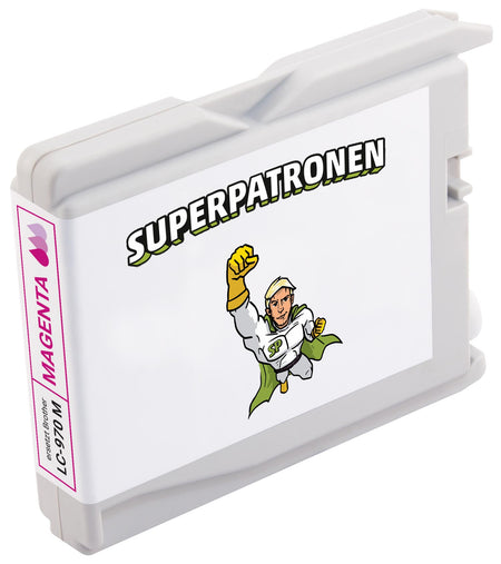 Kompatibel für Brother LC-1000M,LC-970M Tintenpatrone magenta, 900 Seiten, Inhalt 10 ml