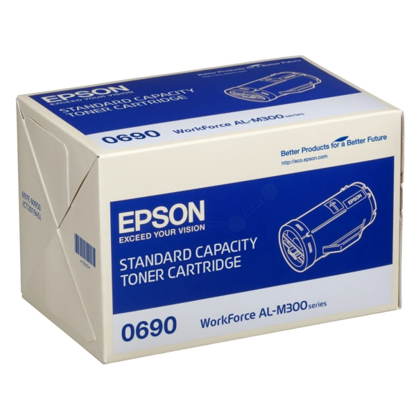 Original Epson C13S050690 / 0690 Toner-Kit schwarz, 2.700 Seiten