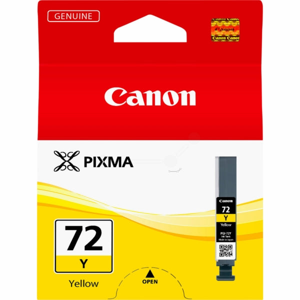 Original Canon 6406B001 / PGI-72 Y Tintenpatrone gelb, Inhalt 14 ml