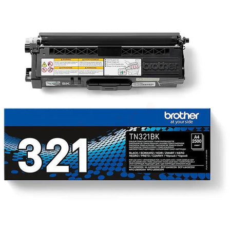 Original Brother TN-321BK Toner-Kit schwarz, 2.500 Seiten
