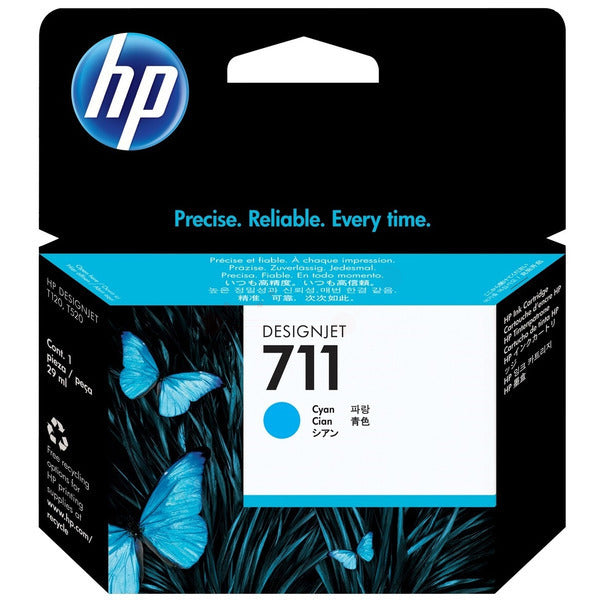 Original HP CZ130A / 711 Tintenpatrone cyan, Inhalt 29 ml