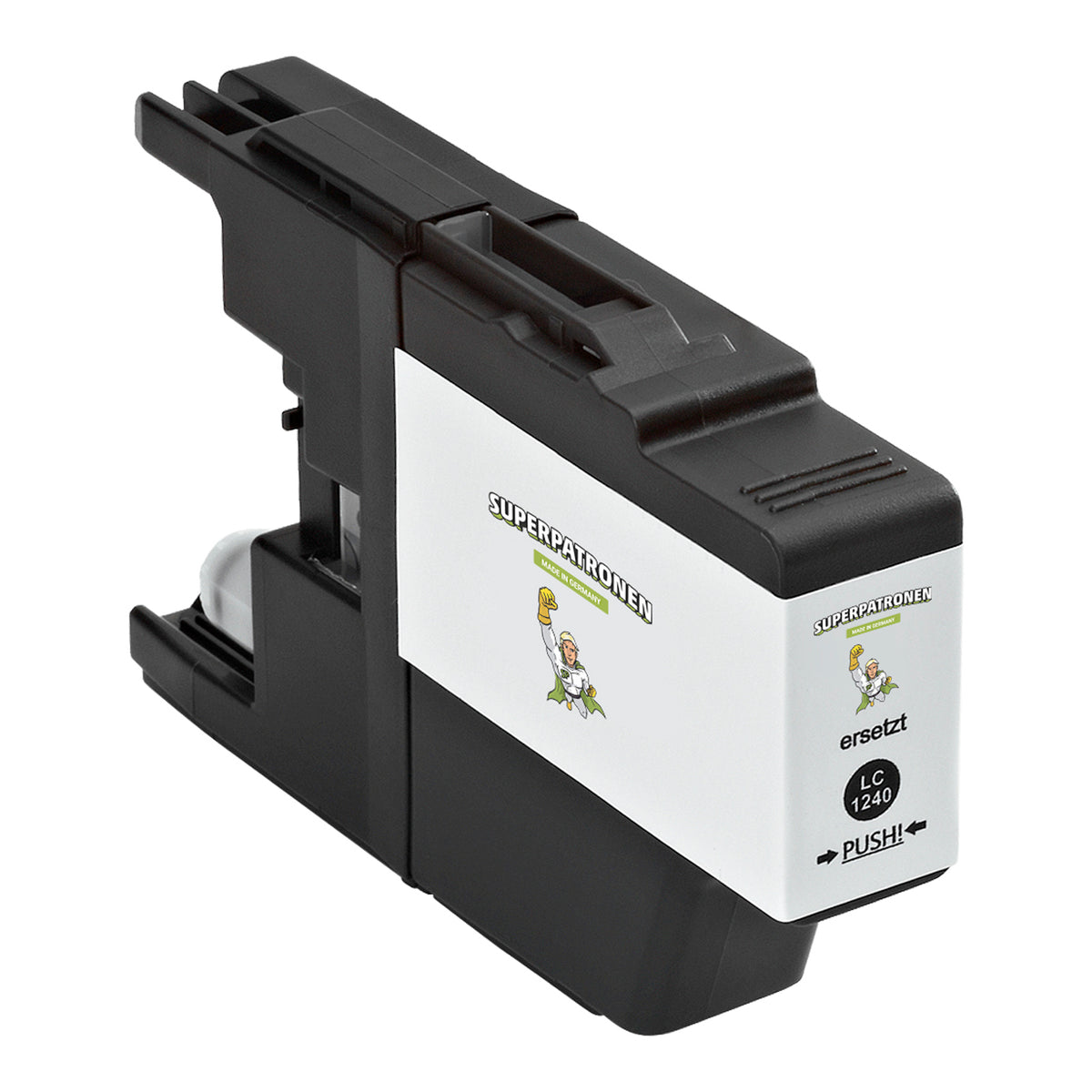 Kompatibel für Brother LC-1220BK,LC-1240BK Tintenpatrone schwarz, 600 Seiten, Inhalt 15 ml