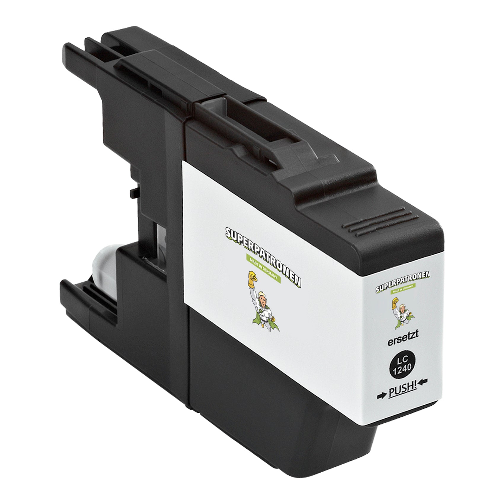 Kompatibel für Brother LC-1220BK,LC-1240BK Tintenpatrone schwarz, 600 Seiten, Inhalt 15 ml