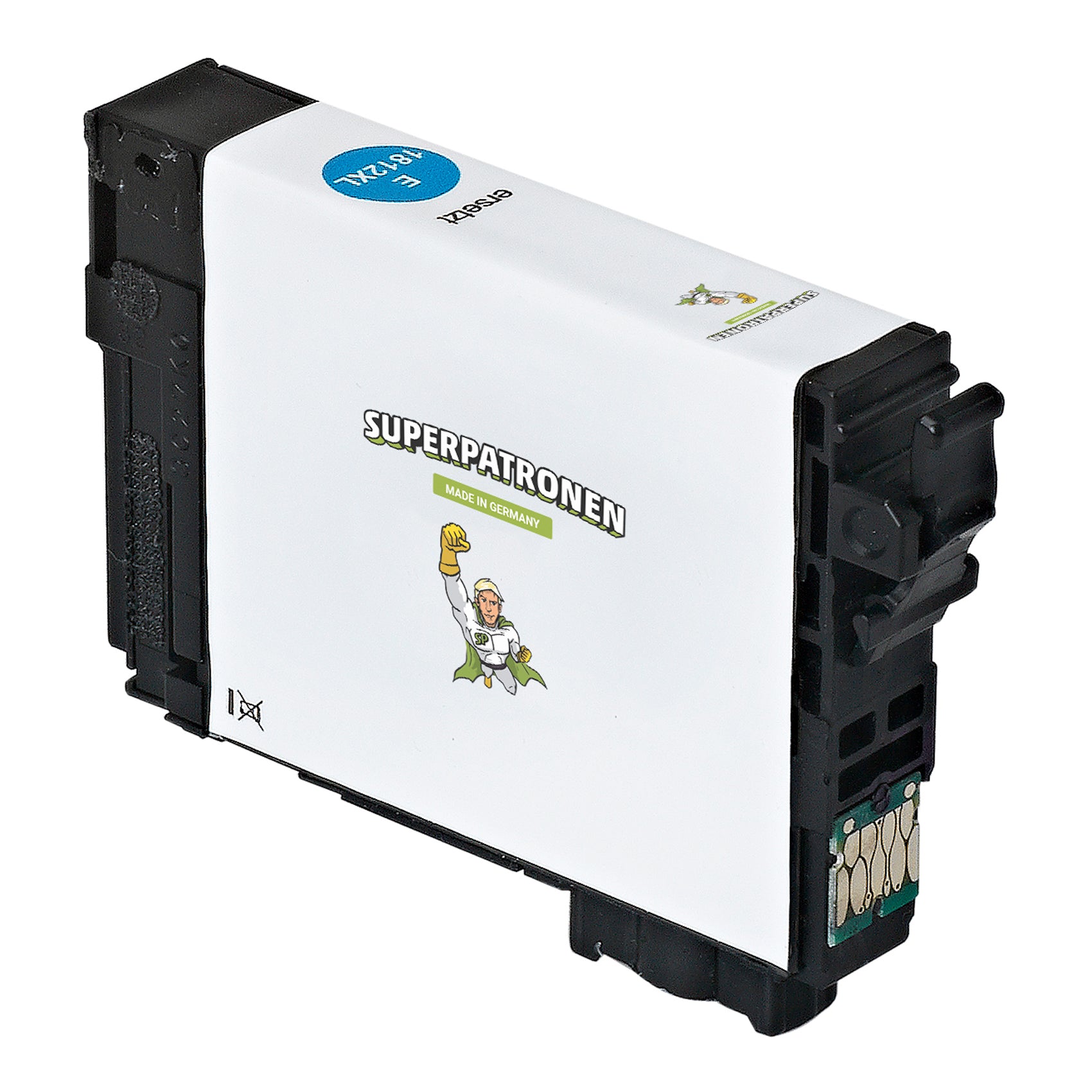 Kompatibel für Epson C13T18124010 / 18XL Tintenpatrone cyan, 450 Seiten, Inhalt 8 ml