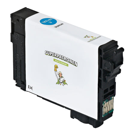 Kompatibel für Epson C13T18124010 / 18XL Tintenpatrone cyan, 450 Seiten, Inhalt 8 ml