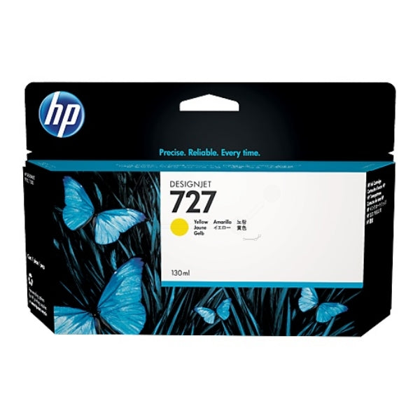 Original HP B3P21A / 727 Tintenpatrone gelb, Inhalt 130 ml