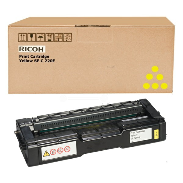 Original Ricoh 407546 Toner gelb, 1.600 Seiten