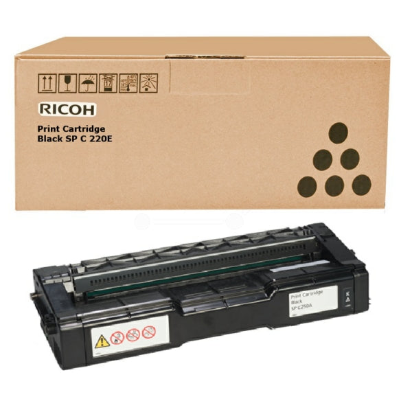 Original Ricoh 407543 Toner schwarz, 2.000 Seiten
