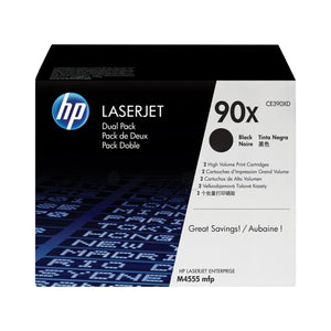 Original HP 90X / CE390XD XL Toner schwarz Doppelpack · 24.000 Seiten