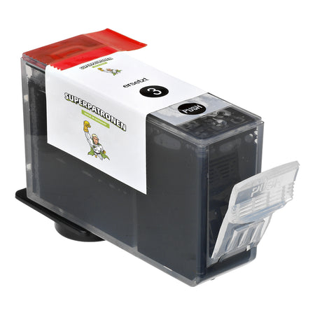 Kompatibel für Canon 4479A002 / BCI-3 EBK Tintenpatrone schwarz, 500 Seiten, Inhalt 30 ml