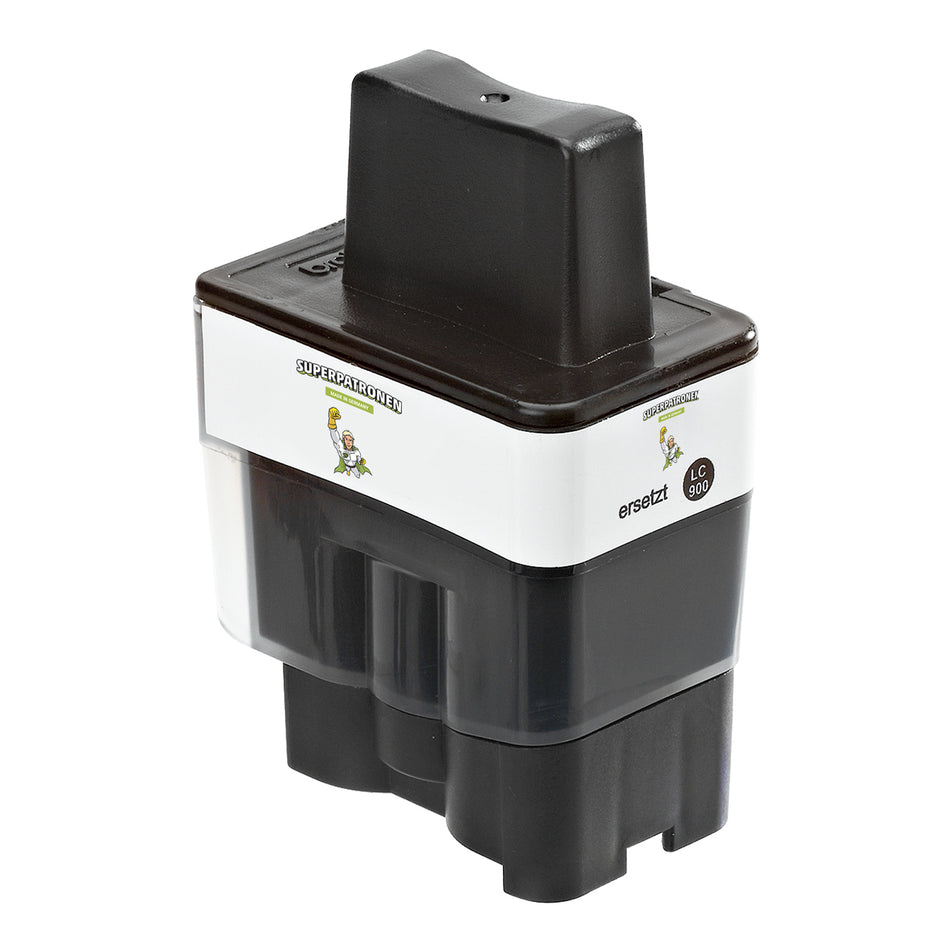 Kompatibel für Brother LC-900BK Tintenpatrone schwarz, 1.100 Seiten, Inhalt 30 ml