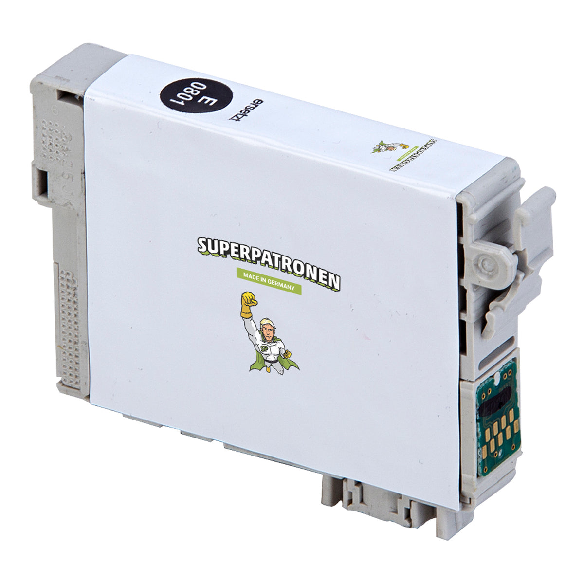 Kompatibel für Epson C13T08014011 / T0801 Tintenpatrone schwarz, 330 Seiten, Inhalt 9 ml