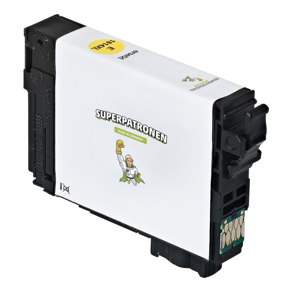Kompatibel für Epson C13T18144010 / 18XL Tintenpatrone gelb, 450 Seiten, Inhalt 8 ml