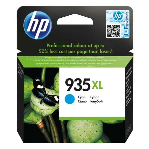 Original HP C2P24AE / 935XL Tintenpatrone cyan High-Capacity, 825 Seiten, Inhalt 9,5 ml