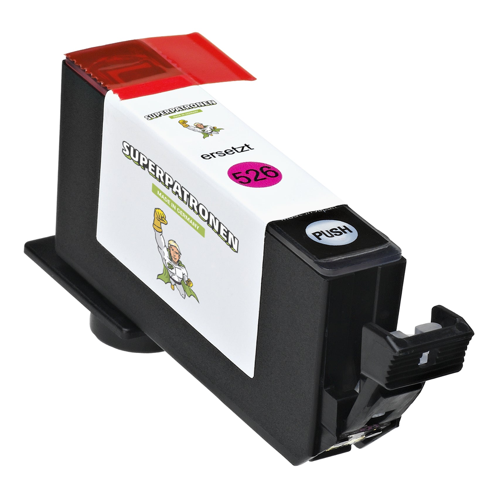 Kompatibel für Canon 4542B001 / CLI-526 M Tintenpatrone magenta, 520 Seiten, Inhalt 9 ml