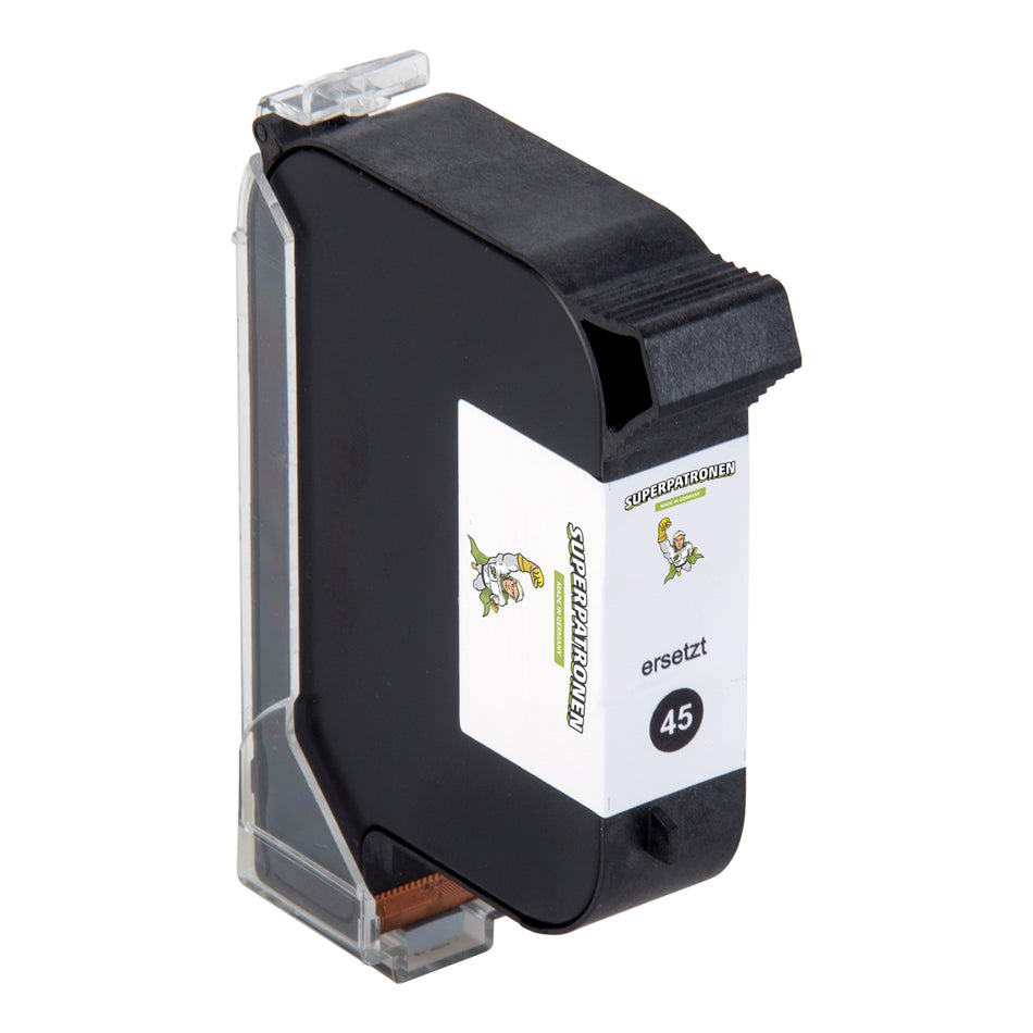 Kompatibel für HP 51645AE / 45 Druckkopfpatrone schwarz High-Capacity, 930 Seiten, Inhalt 42 ml