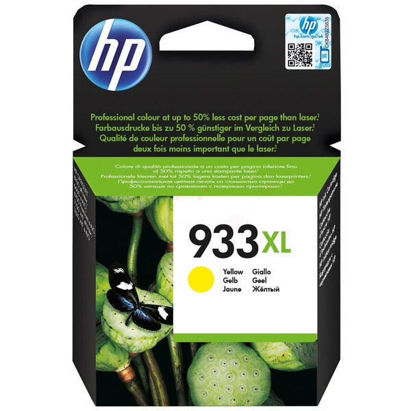 Original HP CN056AE / 933XL Tintenpatrone gelb High-Capacity, 825 Seiten, Inhalt 8,5 ml
