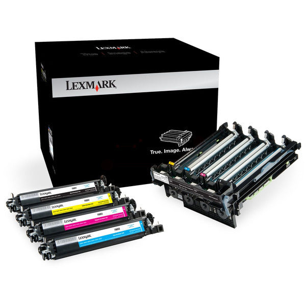 Original Lexmark 70C0Z50 / 700Z5 Drum Kit schwarz + color, 40.000 Seiten