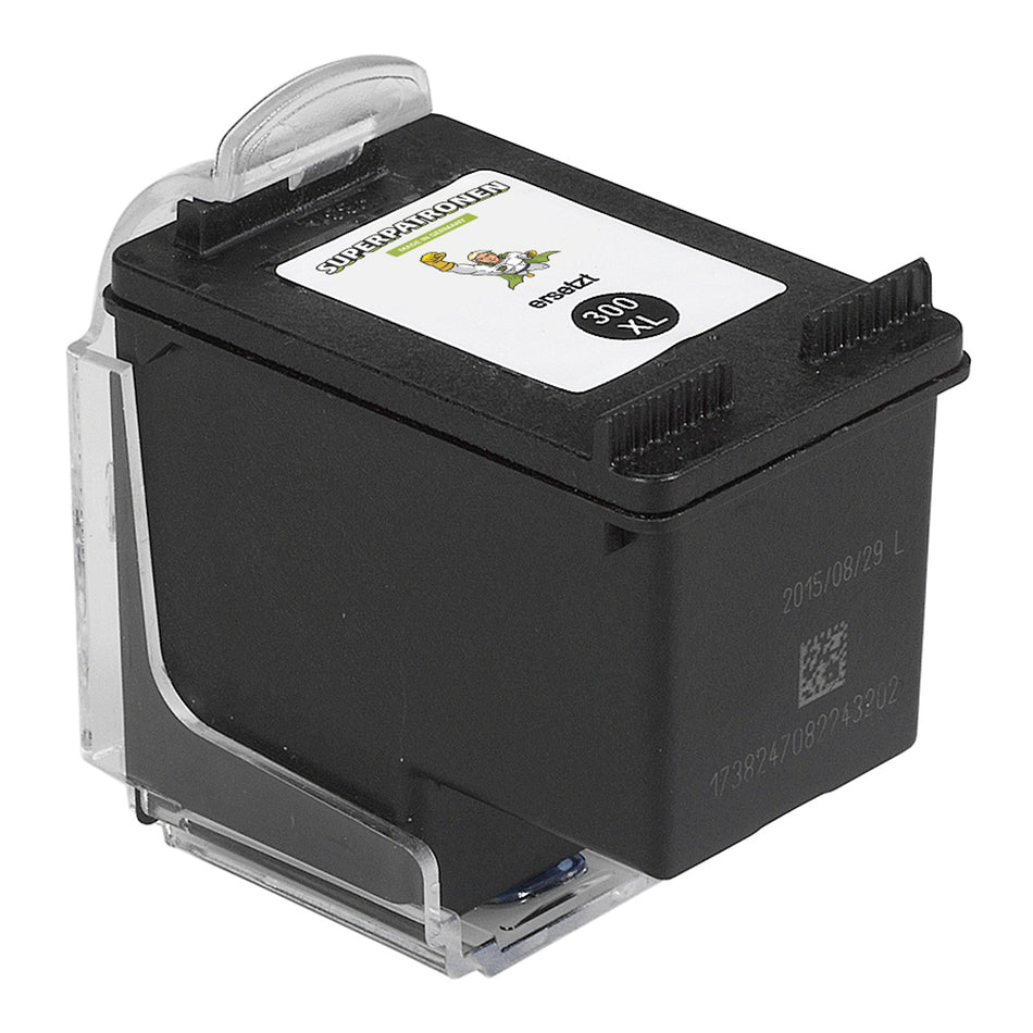 Kompatibel für HP CC640EE / 300 Druckkopfpatrone schwarz, 750 Seiten, Inhalt 19 ml