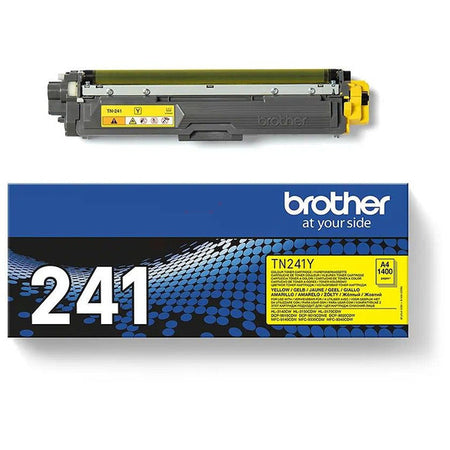 Original Brother TN-241Y Toner-Kit gelb, 1.400 Seiten