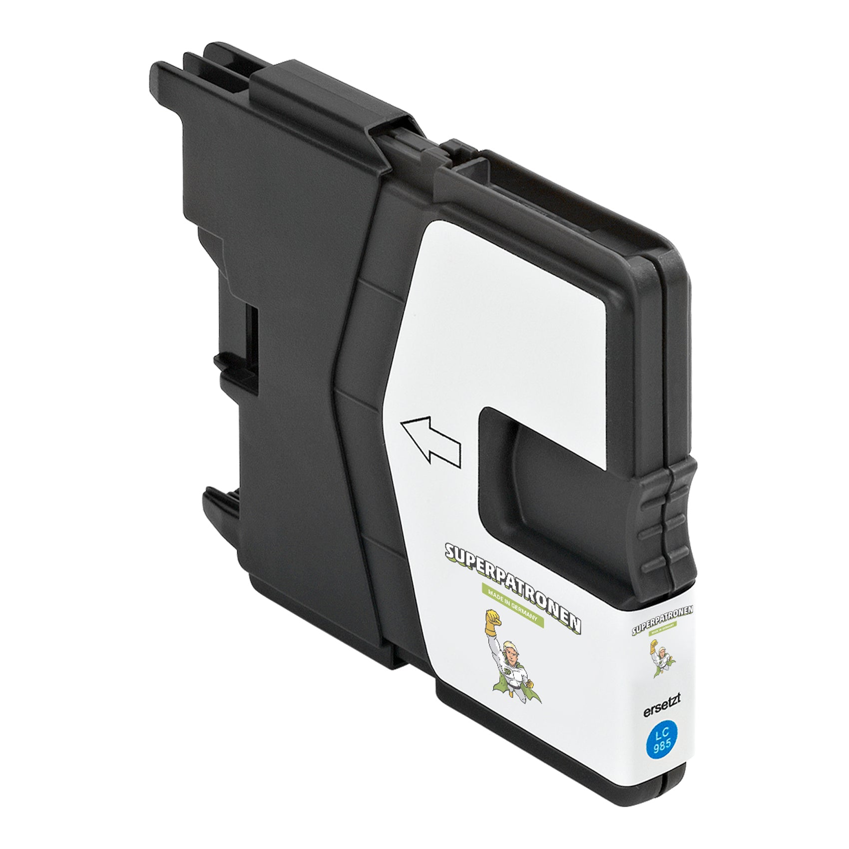 Kompatibel für Brother LC-985C Tintenpatrone cyan, 700 Seiten, Inhalt 8 ml