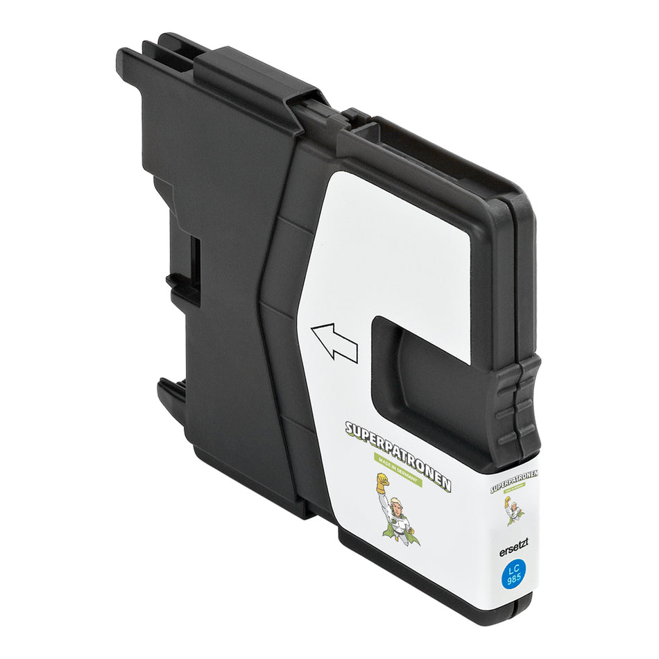 Kompatibel für Brother LC-985C Tintenpatrone cyan, 700 Seiten, Inhalt 8 ml